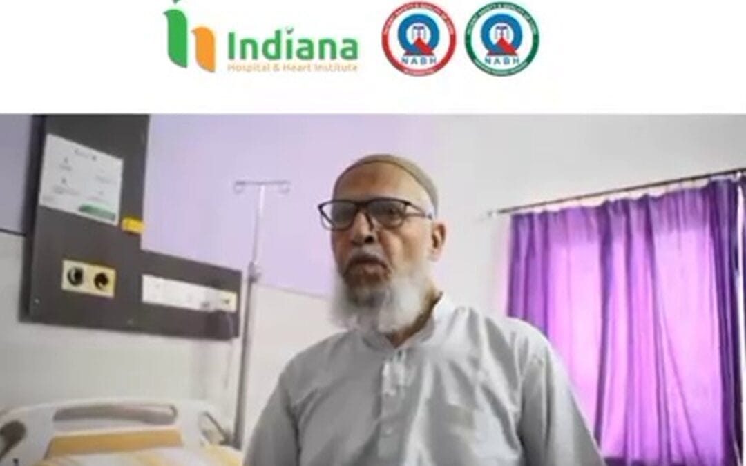 JIH Secretary – Mohammad Iqbal Mulla approached Indiana hospital with severe knee pain & get back to life without the worries of knee pain.