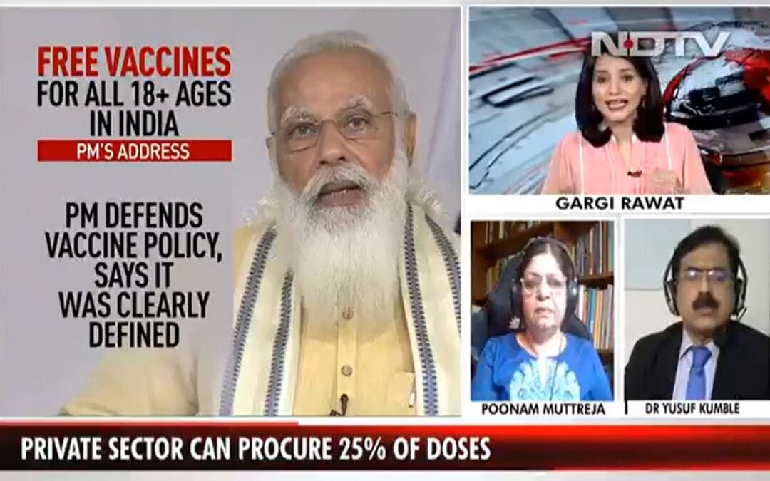 Dr Yusuf Kumble on NDTV